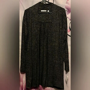 Women’s Size Medium Grey Long Sweater Notation